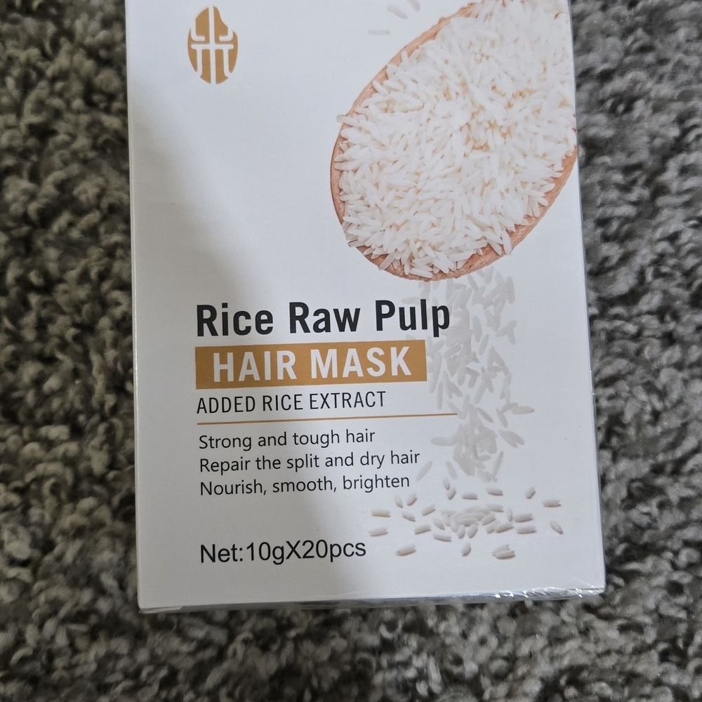 Bioaqua Rice Raw Pulp Sleep and Hair Mask Set - Picture 3 of 3